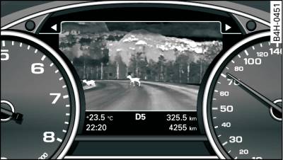 Display: night vision assist